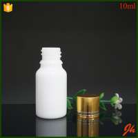 10ml Boston Round Bottles with aluminum cap white Essential Oil Bottles 10ml